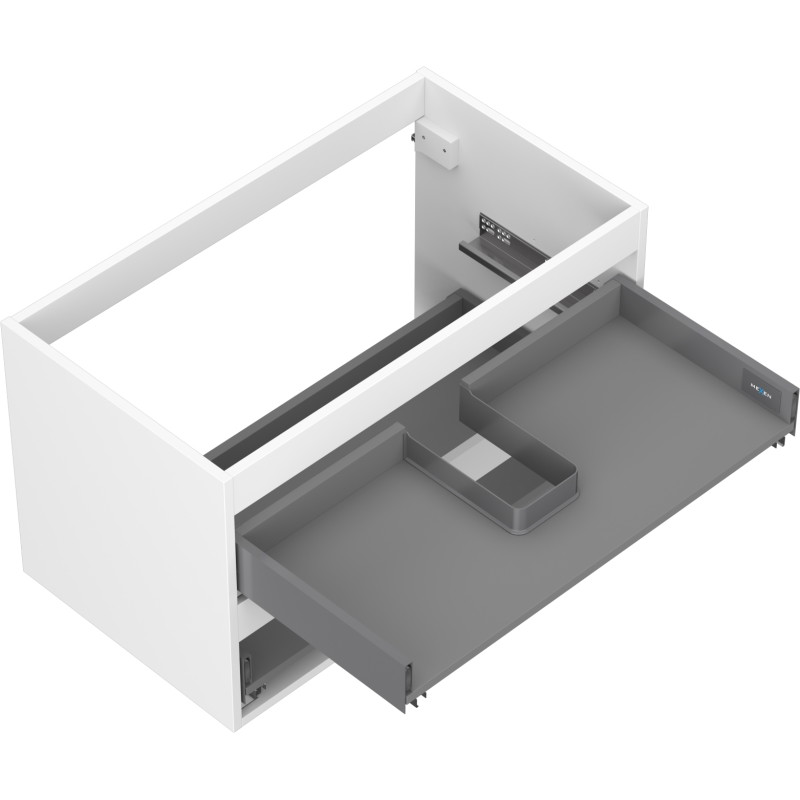 Mexen Box-A korpus szafki podumywalkowej 80 cm, 2 szuflady, biały mat - 91AX0-0800-470-2-01