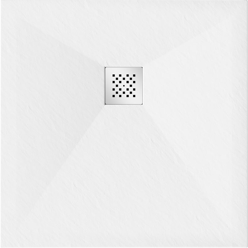Mexen Stone+ brodzik kompozytowy kwadratowy 90 x 90 cm, biały - 44109090