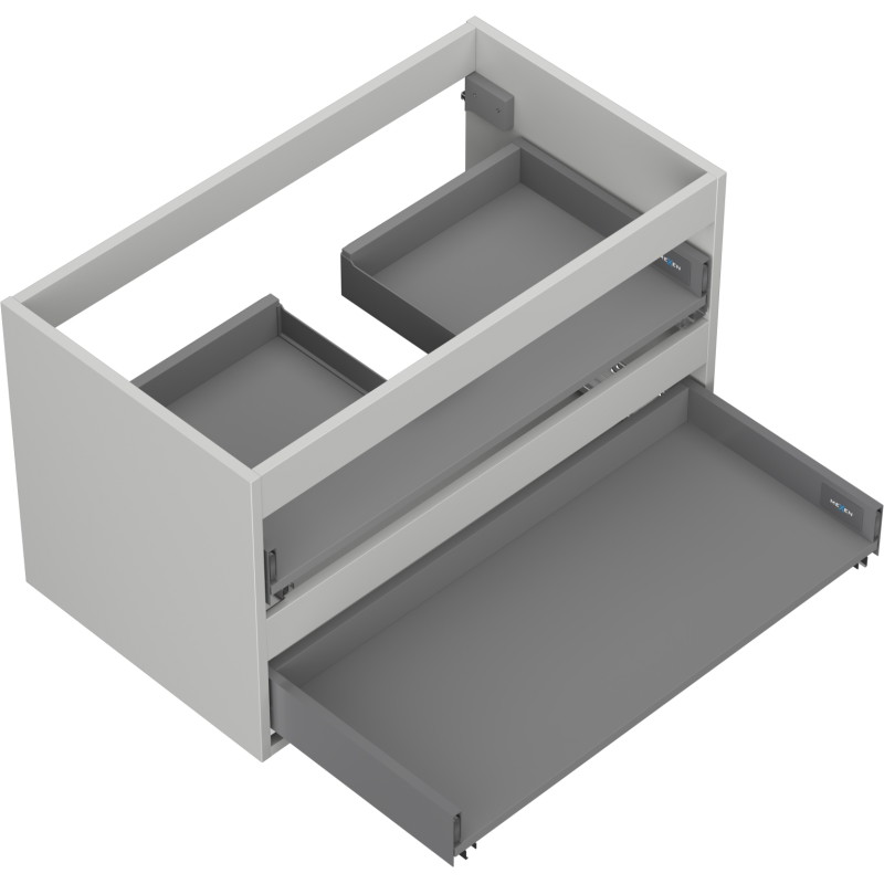 Mexen Box-A korpus szafki podumywalkowej 80 cm, 2 szuflady, szary mat - 91AX0-0800-470-2-62