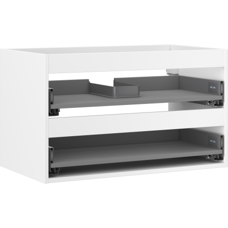Mexen Box-A korpus szafki podumywalkowej 80 cm, 2 szuflady, biały mat - 91AX0-0800-470-2-01