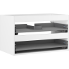 Mexen Box-A korpus szafki podumywalkowej 80 cm, 2 szuflady, biały mat - 91AX0-0800-470-2-01
