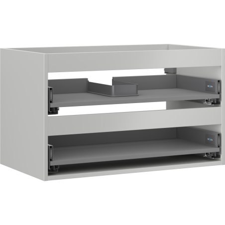 Mexen Box-A korpus szafki podumywalkowej 80 cm, 2 szuflady, szary mat - 91AX0-0800-470-2-62