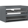 Mexen Box-A korpus szafki podumywalkowej 80 cm, 2 szuflady, grafit mat - 91AX0-0800-470-2-66