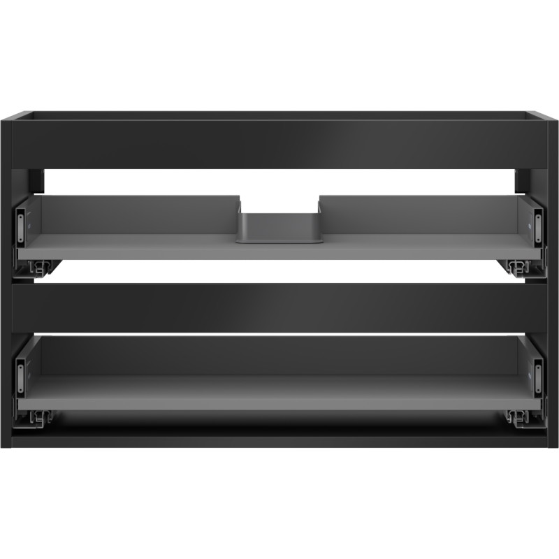 Mexen Box-A korpus szafki podumywalkowej 80 cm, 2 szuflady, czarny mat - 91AX0-0800-470-2-71