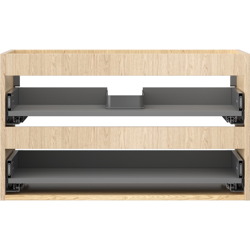 Mexen Box-A korpus szafki podumywalkowej 80 cm, 2 szuflady, dąb - 91AX0-0800-470-2-81