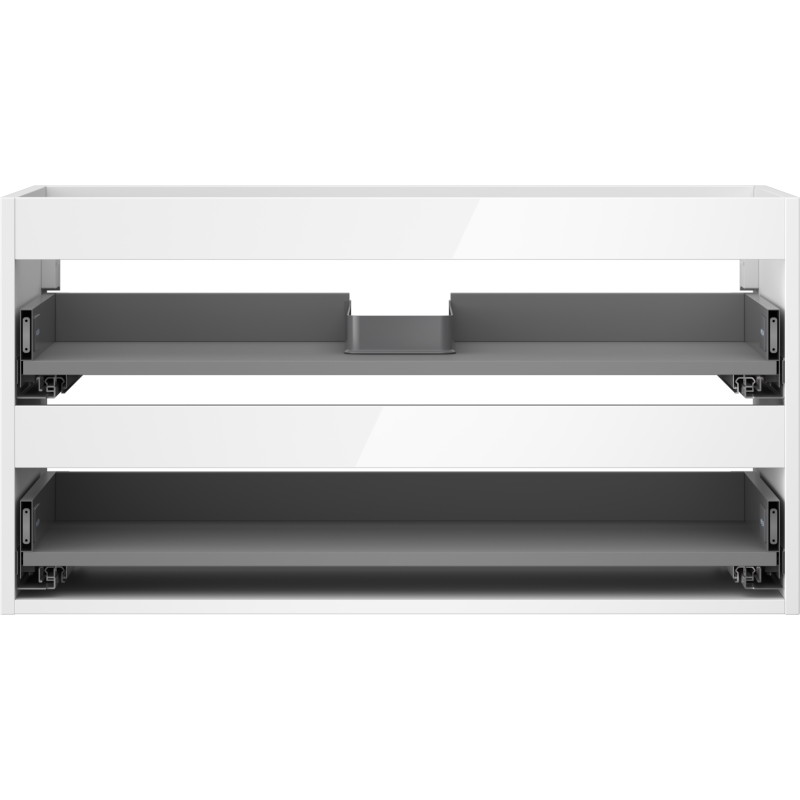 Mexen Box-A korpus szafki podumywalkowej 90 cm, 2 szuflady, biały połysk - 91AX0-0900-470-2-00