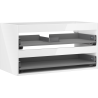 Mexen Box-A korpus szafki podumywalkowej 90 cm, 2 szuflady, biały połysk - 91AX0-0900-470-2-00