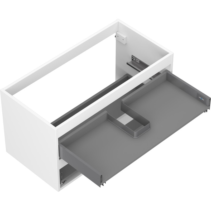 Mexen Box-A korpus szafki podumywalkowej 90 cm, 2 szuflady, biały mat - 91AX0-0900-470-2-01