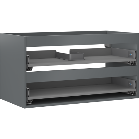 Mexen Box-A korpus szafki podumywalkowej 90 cm, 2 szuflady, grafit mat - 91AX0-0900-470-2-66