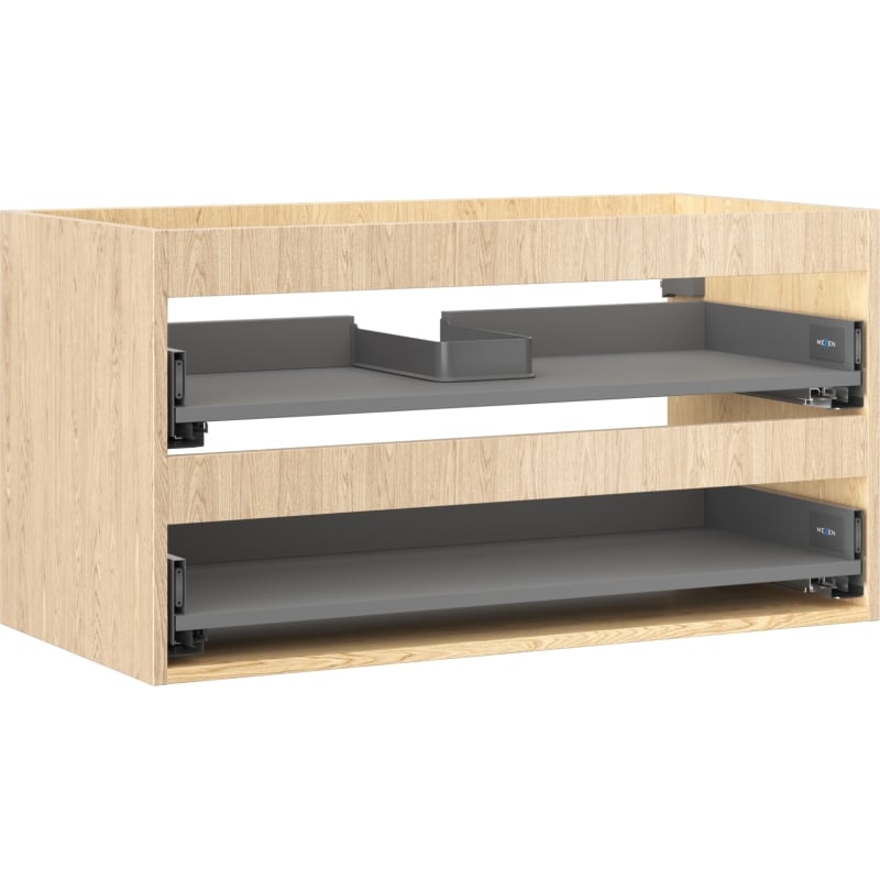 Mexen Box-A korpus szafki podumywalkowej 90 cm, 2 szuflady, dąb - 91AX0-0900-470-2-81