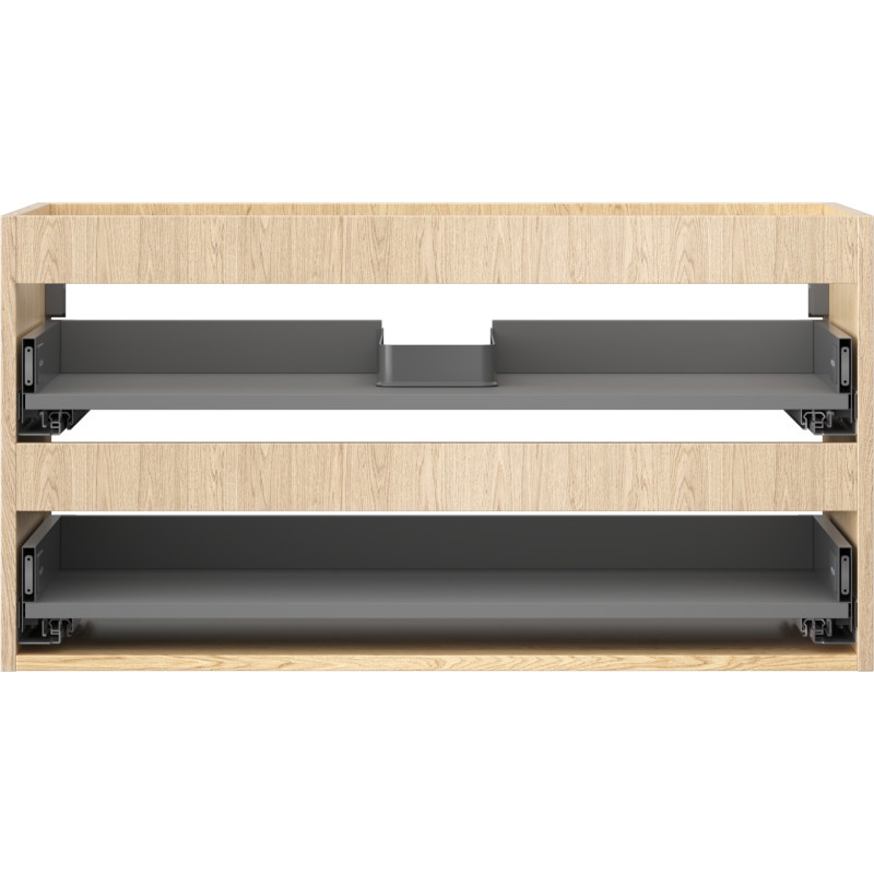 Mexen Box-A korpus szafki podumywalkowej 90 cm, 2 szuflady, dąb - 91AX0-0900-470-2-81