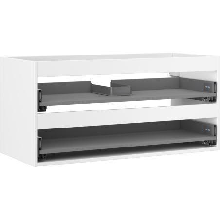 Mexen Box-A korpus szafki podumywalkowej 100 cm, 2 szuflady, biały mat - 91AX0-1000-470-2-01