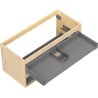Mexen Box-A korpus szafki podumywalkowej 100 cm, 2 szuflady, dąb - 91AX0-1000-470-2-81