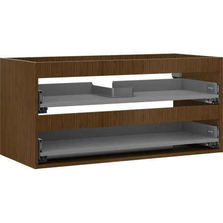 Mexen Box-A korpus szafki podumywalkowej 100 cm, 2 szuflady, orzech - 91AX0-1000-470-2-86