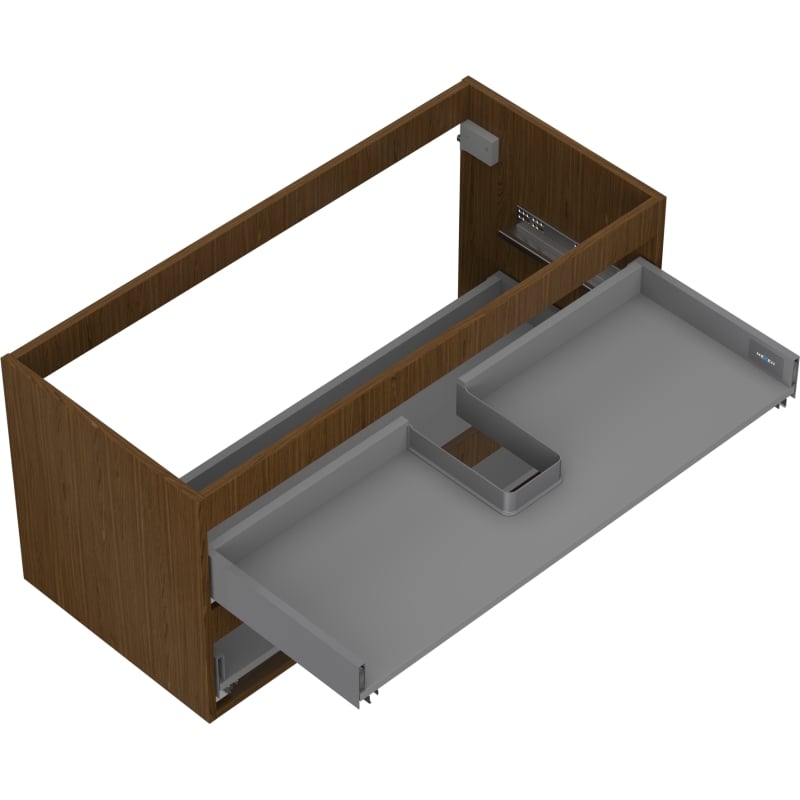 Mexen Box-A korpus szafki podumywalkowej 100 cm, 2 szuflady, orzech - 91AX0-1000-470-2-86