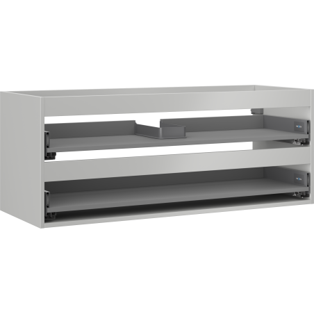 Mexen Box-A korpus szafki podumywalkowej 120 cm, 2 szuflady, szary mat - 91AX0-1200-470-2-62