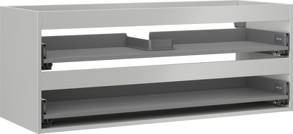 Mexen Box-A korpus szafki podumywalkowej 120 cm, 2 szuflady, szary mat - 91AX0-1200-470-2-62