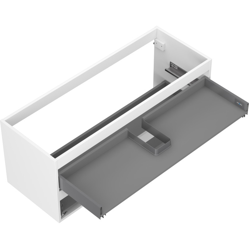 Mexen Box-A korpus szafki podumywalkowej 120 cm, 2 szuflady, biały mat - 91AX0-1200-470-2-01
