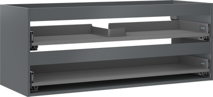 Mexen Box-A korpus szafki podumywalkowej 120 cm, 2 szuflady, grafit mat - 91AX0-1200-470-2-66