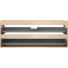 Mexen Box-A korpus szafki podumywalkowej 120 cm, 2 szuflady, dąb - 91AX0-1200-470-2-81