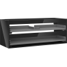 Mexen Box-A korpus szafki podumywalkowej 120 cm, 2 szuflady, czarny połysk - 91AX0-1200-470-2-70
