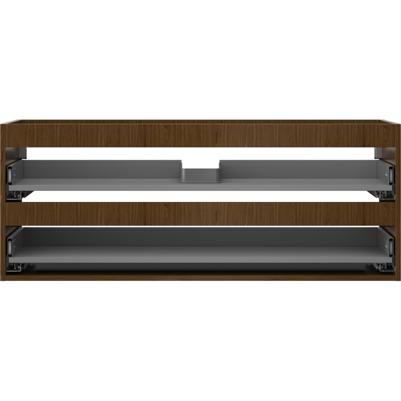 Mexen Box-A korpus szafki podumywalkowej 120 cm, 2 szuflady, orzech - 91AX0-1200-470-2-86