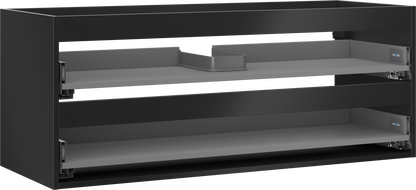 Mexen Box-A korpus szafki podumywalkowej 120 cm, 2 szuflady, czarny mat - 91AX0-1200-470-2-71