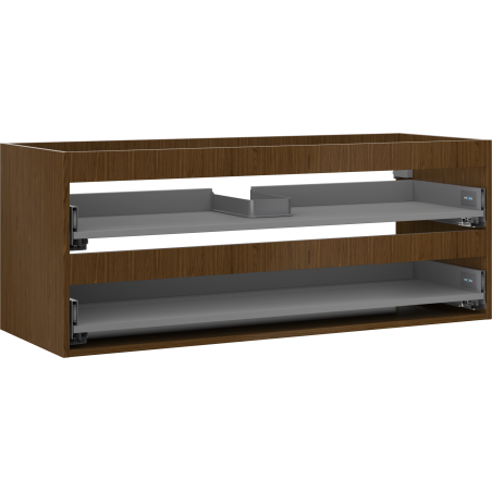 Mexen Box-A korpus szafki podumywalkowej 120 cm, 2 szuflady, orzech - 91AX0-1200-470-2-86