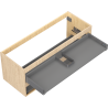 Mexen Box-A korpus szafki podumywalkowej 120 cm, 2 szuflady, dąb - 91AX0-1200-470-2-81