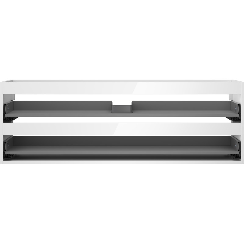 Mexen Box-A korpus szafki podumywalkowej 140 cm, 2 szuflady, biały połysk - 91AX0-1400-470-2-00