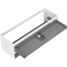 Mexen Box-A korpus szafki podumywalkowej 140 cm, 2 szuflady, biały mat - 91AX0-1400-470-2-01