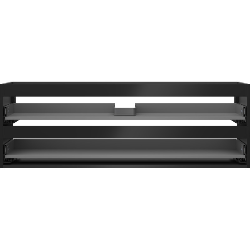 Mexen Box-A korpus szafki podumywalkowej 140 cm, 2 szuflady, czarny mat - 91AX0-1400-470-2-71