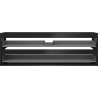 Mexen Box-A korpus szafki podumywalkowej 140 cm, 2 szuflady, czarny mat - 91AX0-1400-470-2-71