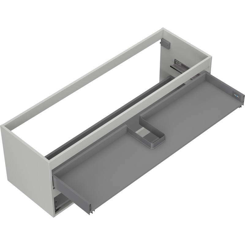 Mexen Box-A korpus szafki podumywalkowej 140 cm, 2 szuflady, szary mat - 91AX0-1400-470-2-62