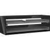 Mexen Box-A korpus szafki podumywalkowej 140 cm, 2 szuflady, czarny połysk - 91AX0-1400-470-2-70
