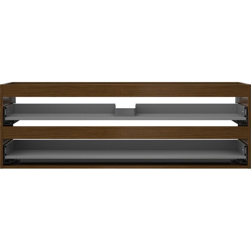 Mexen Box-A korpus szafki podumywalkowej 140 cm, 2 szuflady, orzech - 91AX0-1400-470-2-86