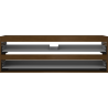 Mexen Box-A korpus szafki podumywalkowej 140 cm, 2 szuflady, orzech - 91AX0-1400-470-2-86