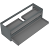 Mexen Box-A korpus szafki podumywalkowej 140 cm, 2 szuflady, grafit mat - 91AX0-1400-470-2-66