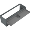 Mexen Box-A korpus szafki podumywalkowej 140 cm, 2 szuflady, grafit mat - 91AX0-1400-470-2-66