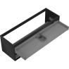 Mexen Box-A korpus szafki podumywalkowej 140 cm, 2 szuflady, czarny mat - 91AX0-1400-470-2-71