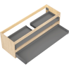 Mexen Box-A korpus szafki podumywalkowej 140 cm, 2 szuflady, dąb - 91AX0-1400-470-2-81