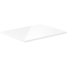 Mexen Uni blat naszafkowy 50 cm, biały połysk - 91AXX-0504-464-18-00