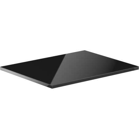 Mexen Uni blat naszafkowy 70 cm, czarny połysk - 91AXX-0704-464-18-70