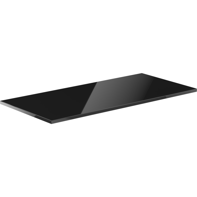 Mexen Uni blat naszafkowy 80 cm, czarny połysk - 91AXX-0804-464-18-70