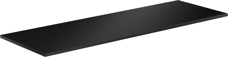 Mexen Uni blat naszafkowy 150 cm, czarny mat - 91AXX-1504-464-18-71