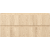 Mexen Rivel szafka łazienkowa podumywalkowa 100 cm, 2 szuflady, ryflowana , dąb - 91A20-10047-2-BFF81