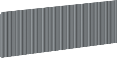 Mexen Rivel front ryflowany do korpusu szafki łazienkowej 70 x 20 cm, grafit mat - 91A20-0700-235-1-66