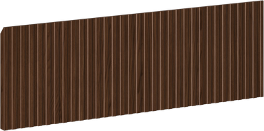 Mexen Rivel front ryflowany do korpusu szafki łazienkowej 50 x 20 cm, orzech - 91A20-0500-235-1-86