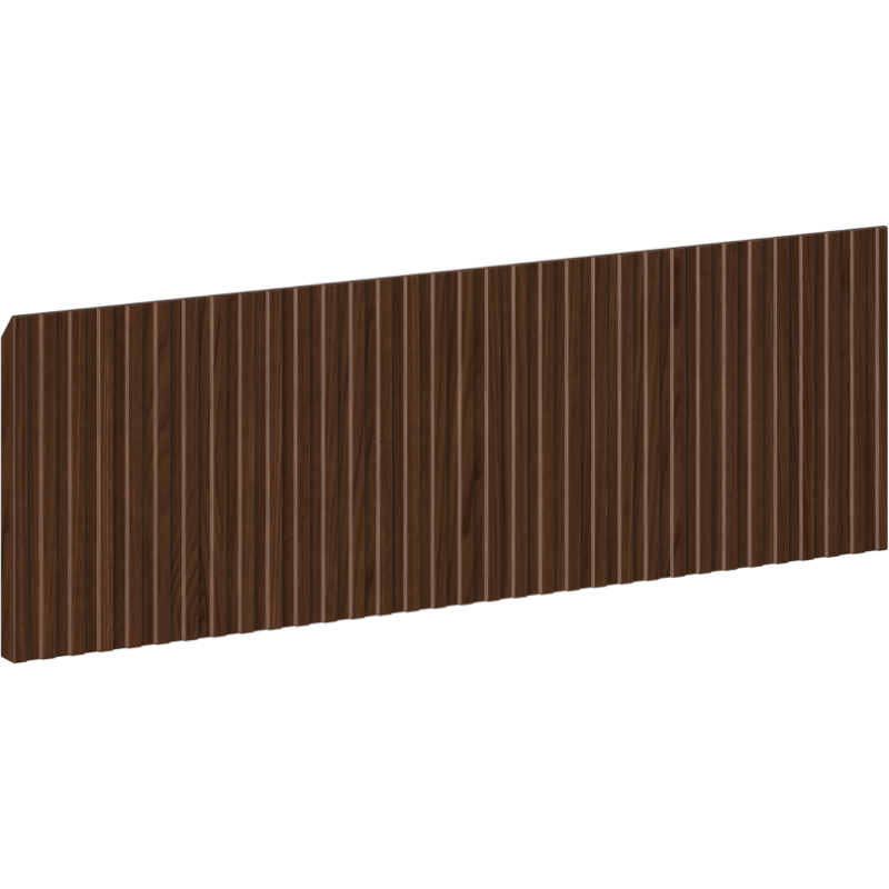 Mexen Rivel front ryflowany do korpusu szafki łazienkowej 60 x 20 cm, orzech - 91A20-0600-235-1-86