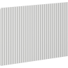Mexen Rivel front ryflowany do korpusu szafki łazienkowej 50 x 43,5 cm, szary mat - 91A20-0500-470-1-62